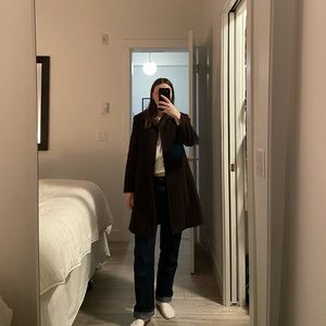 Larry Levine Brown Outer Coat